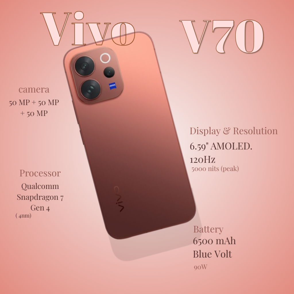 Vivo v70, Vivo v70Elite भारत में कीमत और specification